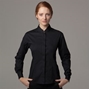 Picture of Women's bar shirt Mandarin collar long sleeve